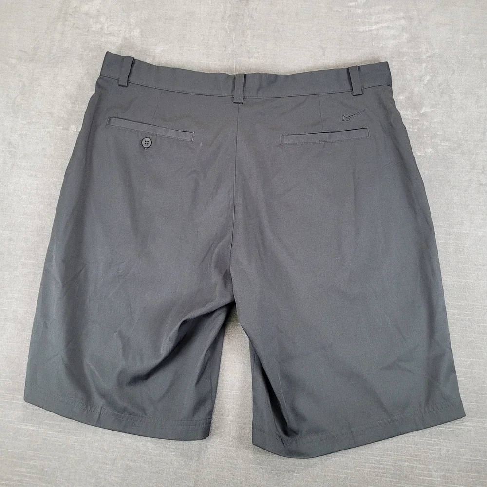 Nike Golf‎ Mens Dri-Fit Standard Fit Flat Front Shorts Black Size 36